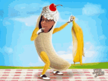 dancing banana peel off