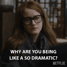 Why Are You Being Like A So Dramatic Anna Delvey GIF - Why Are You Being Like A So Dramatic Anna Delvey Julia Garner GIFs