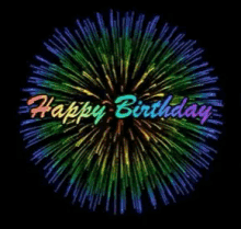 Happy Birthday Fireworks GIF - Happy Birthday Fireworks Celebrate GIFs