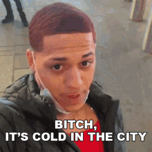 Bitch Its Cold In The City Acebking GIF - Bitch Its Cold In The City Acebking Cold Weather GIFs