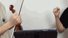 Playing A Game Two Set Violin GIF - Playing A Game Two Set Violin Rock Paper Scissors GIFs