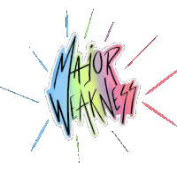 Mw Majorweakness Sticker - Mw Majorweakness Band Stickers