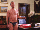 Duster Anthony Head GIF - Duster Anthony Head Feather Duster GIFs