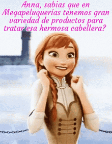 Megapeluquerías Anna Frozen GIF - Megapeluquerías Anna Frozen Cabello GIFs