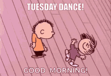 Tuesday Dance Charlie Brown GIF - Tuesday Dance Charlie Brown Good Morning GIFs