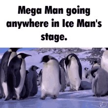mega man iceman slip trip ice