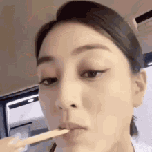 Jihyo Jihyo Eating GIF - Jihyo Jihyo Eating Twice GIFs