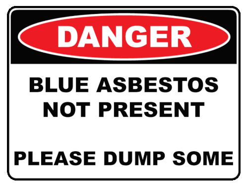 Asbestos Warning Sticker - Asbestos Warning Stickers