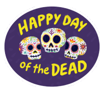 Happy Day Of The Dead Feliz Dia De Los Muertos Sticker - Happy Day Of The Dead Feliz Dia De Los Muertos Dia De Los Muertos Stickers
