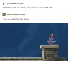 Spiderman A Lot Less Cool GIF - Spiderman A Lot Less Cool Didnt Live In New York GIFs