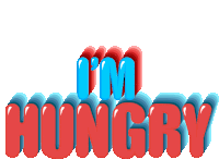 Im Hungry I Want Food Sticker - Im Hungry I Want Food Starving Stickers