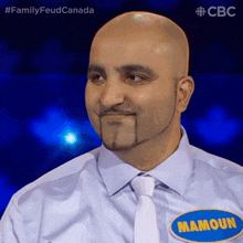 Smiling Mamoun GIF - Smiling Mamoun Family Feud Canada GIFs