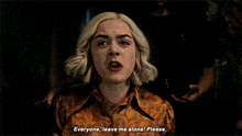 Chilling Adventures Of Sabrina Sabrina Spellman GIF - Chilling Adventures Of Sabrina Sabrina Spellman Everyone Leave Me Alone Please GIFs