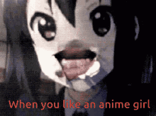 K On When You Like Anime Girls GIF - K On When You Like Anime Girls Tongue Out GIFs
