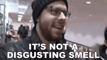 Its Not A Disgusting Smell Corey Vidal GIF - Its Not A Disgusting Smell Corey Vidal Its Not A Horrible Smell GIFs