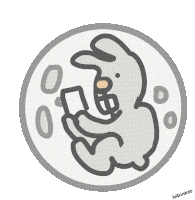 Moon Luna Sticker - Moon Luna Dormir Stickers
