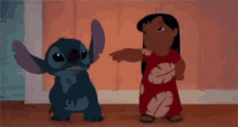 Lilo And Stitch Shes Touching Me GIF - Lilo And Stitch Lilo Stitch GIFs