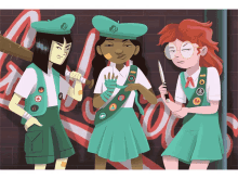 Girl Scout Girl Scouts GIF - Girl Scout Girl Scouts Bad Girl Scouts GIFs