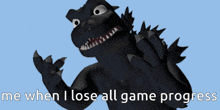 Godzilla Meme Me When I Lose Game Progress GIF - Godzilla Meme Godzilla Me When I Lose Game Progress GIFs