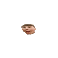 a close up of a person 's face with their mouth open and a surprised look on their face .
