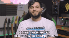 I Like Talking To People Who Inspire Me Andrew Baena GIF - I Like Talking To People Who Inspire Me Andrew Baena I Like Intelligent People GIFs
