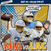 Los Angeles Chargers Vs. Miami Dolphins Pre Game GIF - Nfl National Football League Football League GIFs