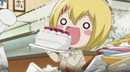 🍧🍵 いただきます! 🍡🍰 | Anime cake, Kawaii food, Cute food art
