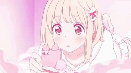 Anime Pink GIF - Anime Pink Cellphone - Discover & Share GIFs