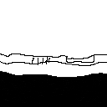 a black and white drawing of a can of soda and a cell phone .