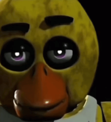 My stupid looking Withered Chica plush.