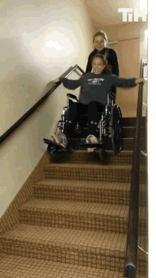 fall down this is happening epic fail wheelchair slipped