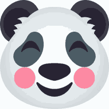blushing panda joypixels aw shucks youre making me blush