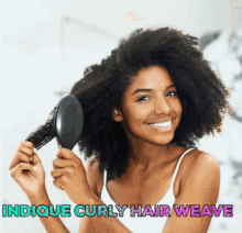 Curly Hair Weave Hair Weave Hair GIF - Curly Hair Weave Hair Weave Hair Hair Style GIFs