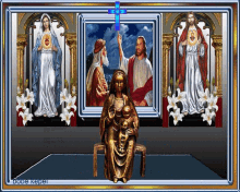 Szenthely Angyalok Virgin Mary GIF - Szenthely Angyalok Virgin Mary Jesus Christ GIFs