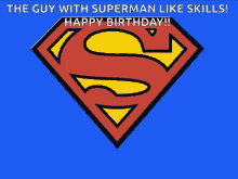 superman logo best blue black