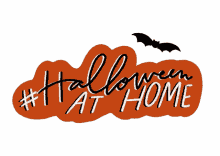 halloween at home happy halloween bat spooky trick or treat