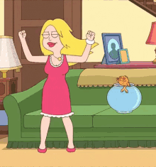 Feeling It GIF - Dancing American Dad Let Your Hair Down GIFs
