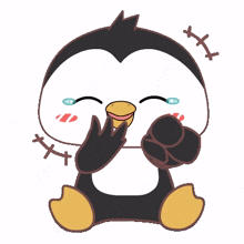 cute penguin haha you are funny lol