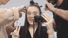 Taking A Picture Fiona Frills GIF - Taking A Picture Fiona Frills Fiona Frills Vlog GIFs
