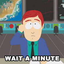 Wait A Minute Snn Reporter GIF - Wait A Minute Snn Reporter South Park GIFs