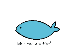 Fishy Ikan Sticker