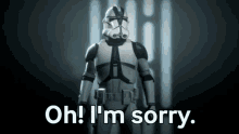 Clone Trooper Oh Im Sorry GIF - Clone Trooper Oh Im Sorry Galactic Republic GIFs