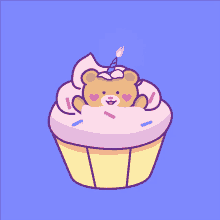 Happy Birthday Wishes GIF - Happy Birthday Wishes Cupcake GIFs
