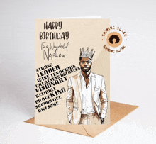 a birthday card for a wonderful nephew