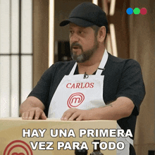 Hay Una Primera Vez Para Todo Carlos GIF - Hay Una Primera Vez Para Todo Carlos Master Chef Argentina GIFs