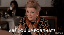 Are You Up For That Joan Margaret GIF - Are You Up For That Joan Margaret Millicent Martin GIFs