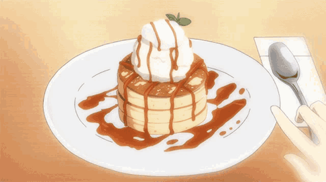 Nao | A classic version of pancake to start your day 😌✨🥞🫶 Please enjoy  this stack of pancakes! 🥞🥞🥞 . . . #pancake #procreat... | Instagram