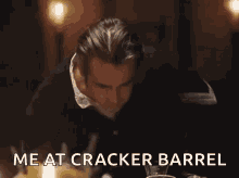 Me At Cracker Barrel Colin Farrell GIF