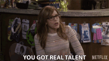 You Got Real Talent Lisa Loeb GIF - You Got Real Talent Lisa Loeb Fuller House GIFs