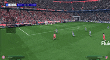 a soccer game is being played with the word responsive dribbling in the corner